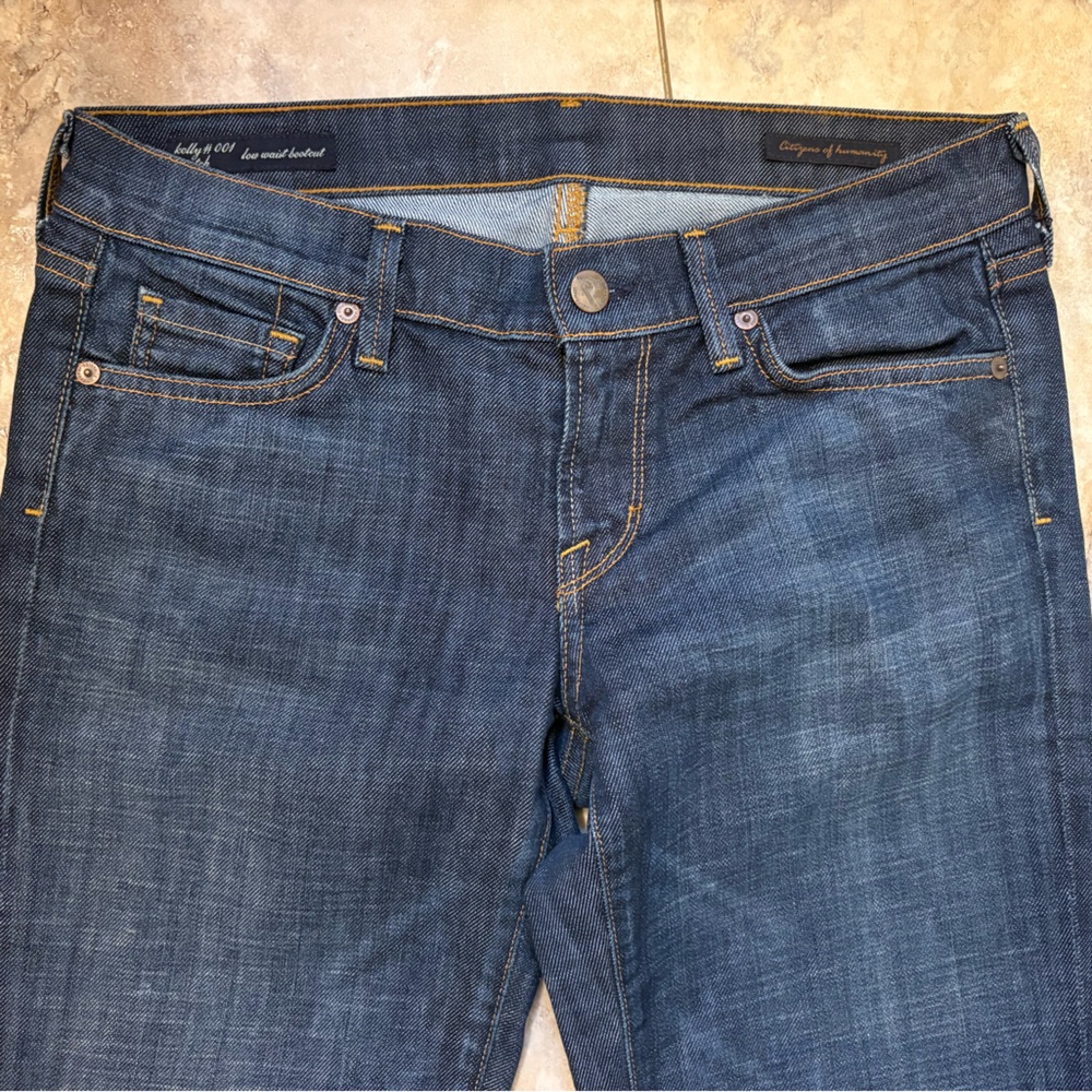 NWOT Citizens of Humanity Jeans Womens 28 Kelly Bootcut Stretch Low Rise - Picture 8 of 13